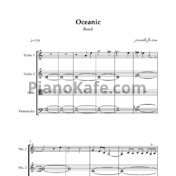 Ноты Bond - Oceanic (Партитура для струнного оркестра) - предпросмотр