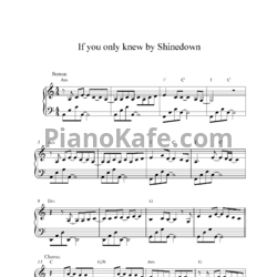 Ноты Shinedown - If you only knew