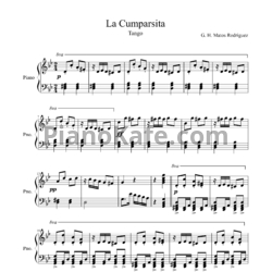 Ноты Gerardo M. Rodriguez - La Cumparsita (Tango)