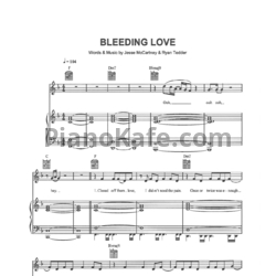 Ноты Leona Lewis - Bleeding Love - предпросмотр