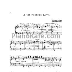 Ноты Edward MacDowell - A tin soldier's love - предпросмотр