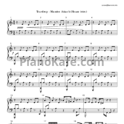 Ноты Massive Attack - Teardrop - предпросмотр