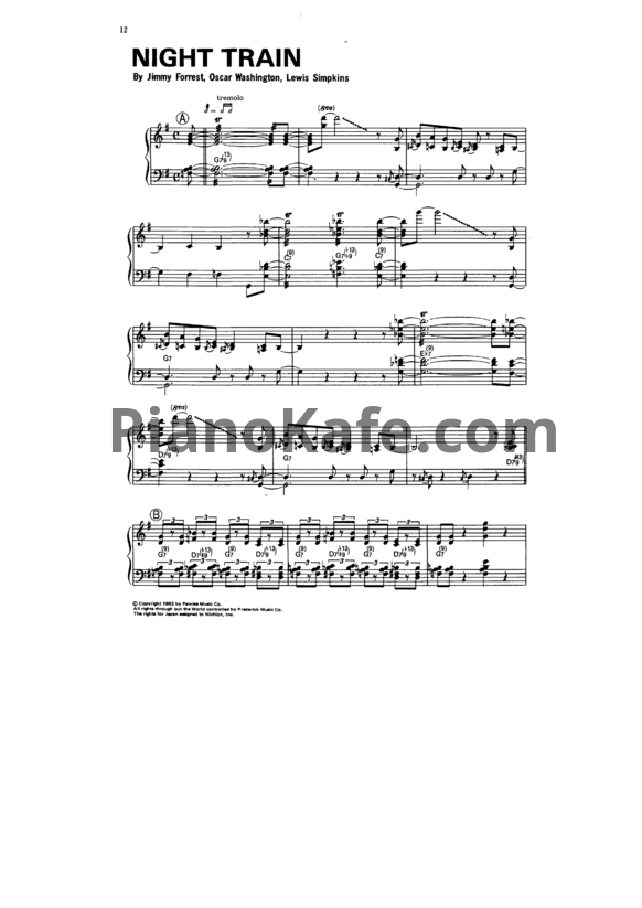 Ноты Oscar Peterson - Jazz piano solos - PianoKafe.com