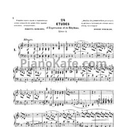 Ноты С. Геллер - 24 этюда (Op. 125) - предпросмотр