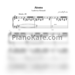 Ноты Ludovico Einaudi - Atoms - предпросмотр