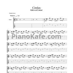 Ноты Hollywood Undead - Circles - предпросмотр