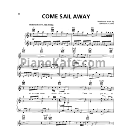 Ноты Styx - Come sail away
