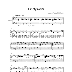 Ноты Fabrizio Paterlini - Empty room - предпросмотр