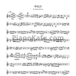 Ноты Troye Sivan - Wild - предпросмотр