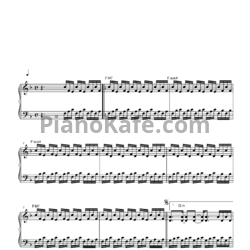 Ноты Yiruma - The sunbeams they scatter - предпросмотр