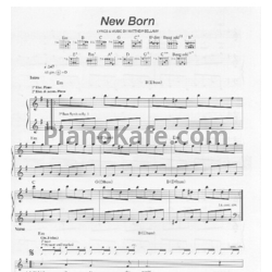 Ноты Muse - New born (Версия 2) - предпросмотр