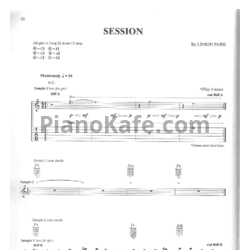 Ноты Linkin Park - Session - предпросмотр