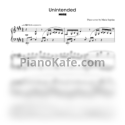 Ноты Muse - Unintended - предпросмотр