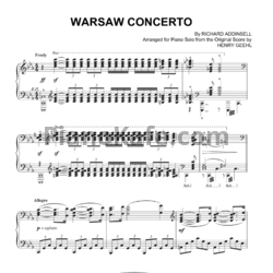 Ноты Richard Addinsell - Warsaw concerto