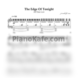 Ноты All Time Low - The edge of tonight - предпросмотр