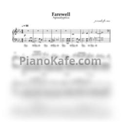 Ноты Apocalyptica - Farewell
