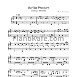 Ноты Jessica Darrow - Surface pressure