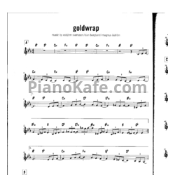 Ноты Esbjörn Svensson Trio - Goldwrap - предпросмотр