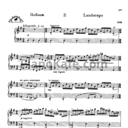 Ноты Сергей Прокофьев - Пейзаж (Op. 59, №2) - предпросмотр
