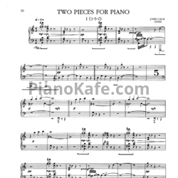 Ноты John Cage - Two pieces (1946) - предпросмотр