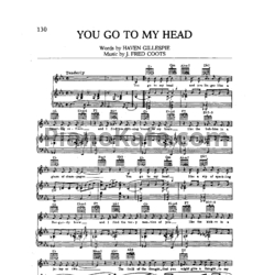 Ноты Frank Sinatra - You go to my head