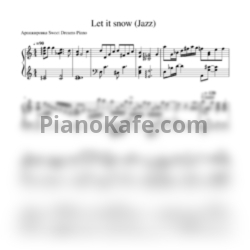 Ноты Jule Styne - Let it snow (Аранжировка Sweet Dreams Piano) - предпросмотр
