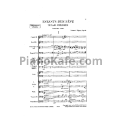 Ноты Эдуард Элгар - Dream-Children (Op. 43, Партитура) - предпросмотр