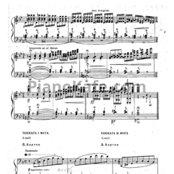 Ноты Д. Бартон - Токката и фуга d-moll
