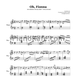 Ноты Rebecca Suga - Oh, Fionna