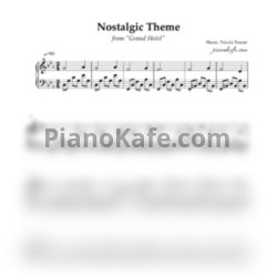 Ноты Nicola Tescari - Nostalgic theme - предпросмотр