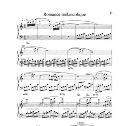 Ноты Манфред Шмитц - Romantce melancolique - предпросмотр