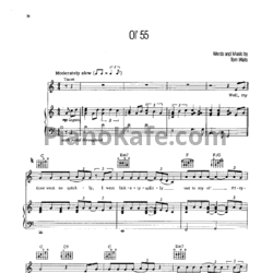 Ноты Tom Waits - Ol' 55 - предпросмотр