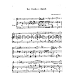 Ноты Фриц Крейслер - Марш игрушечных солдатиков - предпросмотр