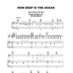 Ноты Irving Berlin - How deep is the ocean (How high is the sky) - предпросмотр