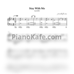 Ноты Jurrivh - Stay with me - предпросмотр