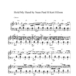 Ноты Sean Paul feat. Keri Hilson - Hold my hand - предпросмотр