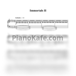 Ноты Benjamin T Jackson - Immortals II