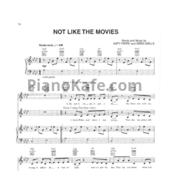 Ноты Katy Perry - Not like the movies - предпросмотр