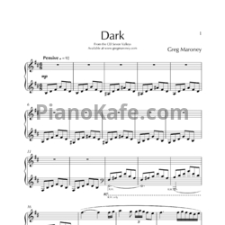 Ноты Greg Maroney - Dark