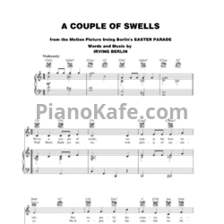 Ноты Irving Berlin - A couple of swells - предпросмотр