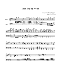 Ноты Avicii - Dear boy - предпросмотр