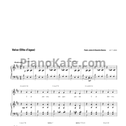 Ноты Paulo Jobim & Ronaldo Bastos - Valse (Olho d'água) - предпросмотр