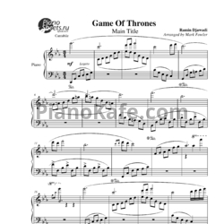Ноты Ramin Djawadi - Ice and Fire (Main theme) (Версия 3) - предпросмотр
