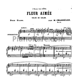 Ноты Melanie Chasselon - Fleur aimée, Op. 20