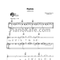 Ноты Vance Joy - Riptide - предпросмотр