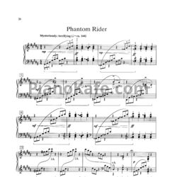 Ноты William Gillock - Phantom rider - предпросмотр