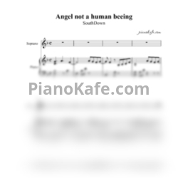 Ноты SouthDown - Angel not a human beeing (Piano version) - предпросмотр