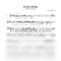 Ноты Jonathan Persson - In the ghetto (Elvis cover) - предпросмотр
