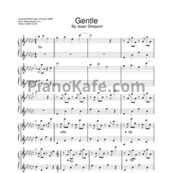 Ноты Isaac Shepard - Gentle - предпросмотр