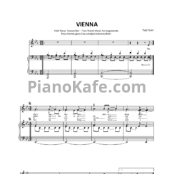 Ноты The Fray - Vienna - предпросмотр